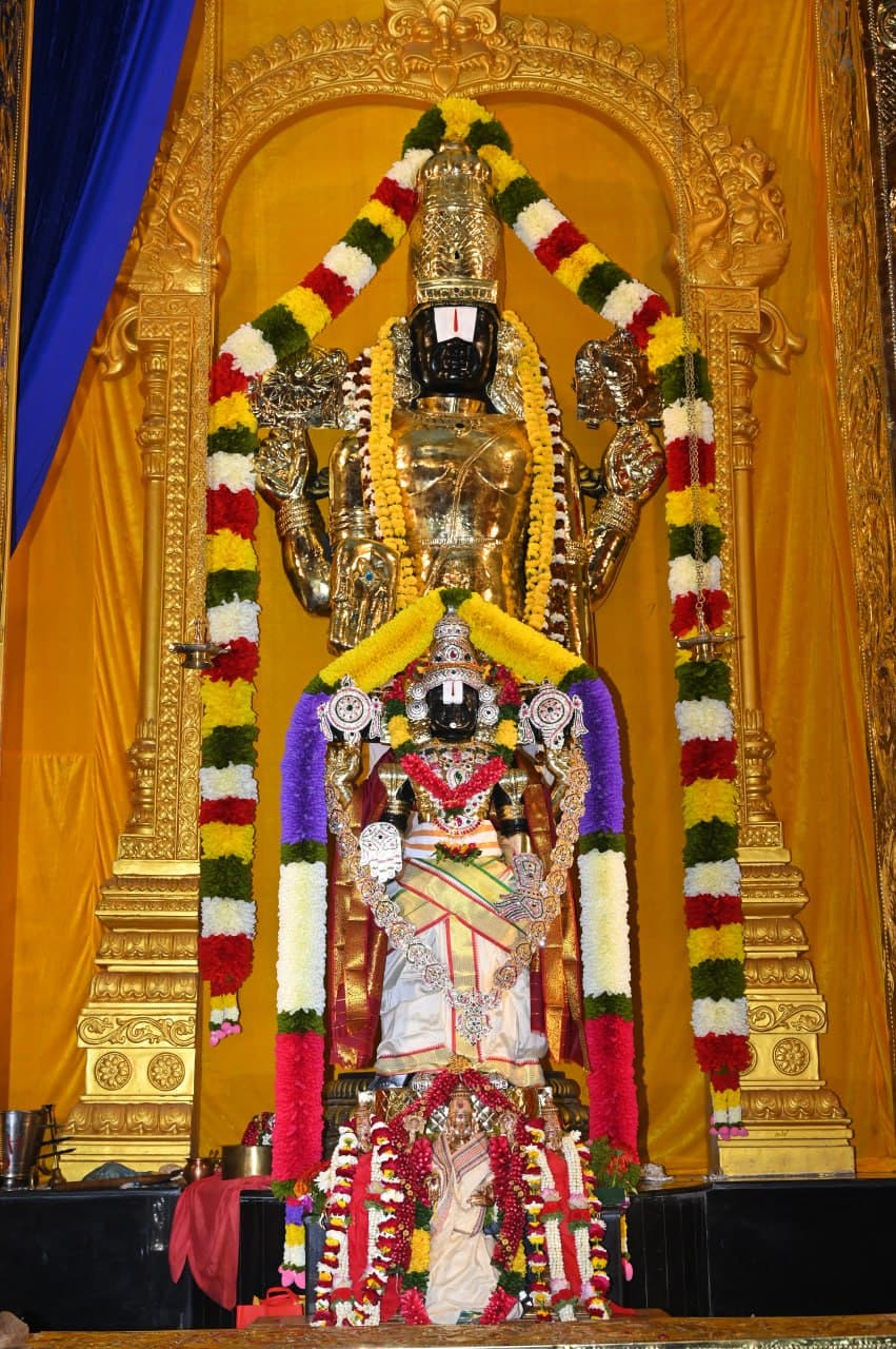 Sri Bada Balaji Swami with Sri Mahalakshmi